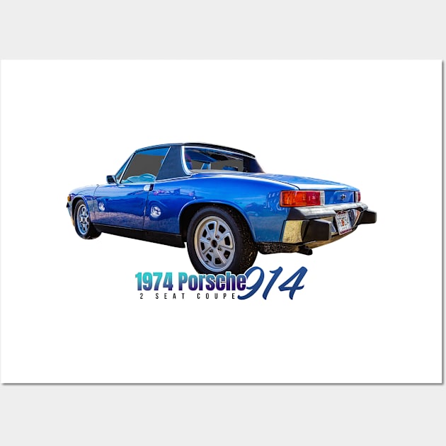 1974 Porsche 914 2 Seat Coupe Wall Art by Gestalt Imagery